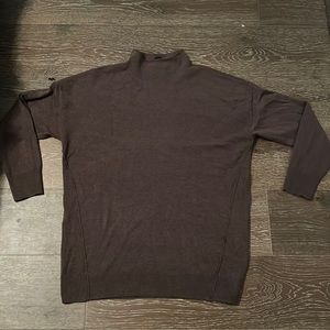 Express mock neck tunic sweater